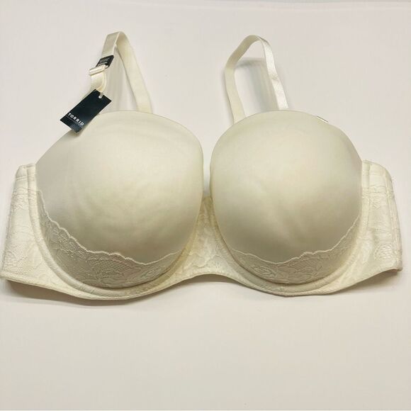 Torrid Bombshell Everyday Strapless Convertible Push Up Bra Plus Size 40DDD NEW - Picture 4 of 12